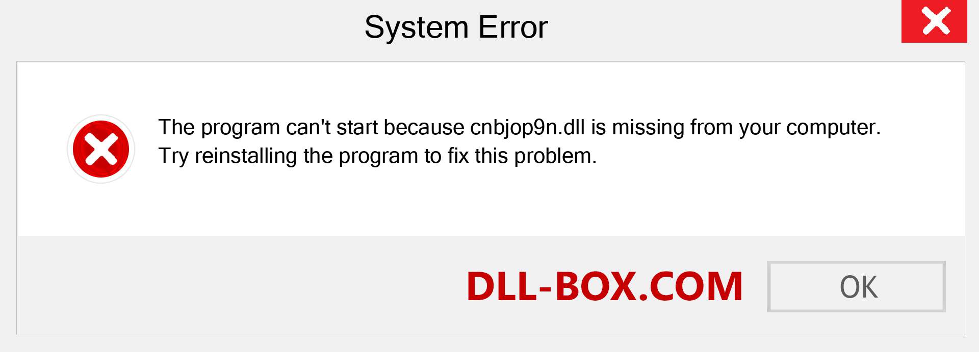  cnbjop9n.dll file is missing?. Download for Windows 7, 8, 10 - Fix  cnbjop9n dll Missing Error on Windows, photos, images